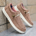 Men's Loafer Canvas Slip On Lightweight Casual