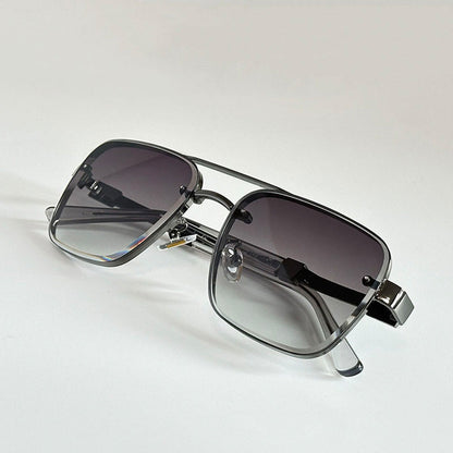 Milan Aviator-Sonnenbrille mit eckigen Gläsern