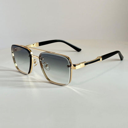 Milan Aviator-Sonnenbrille mit eckigen Gläsern