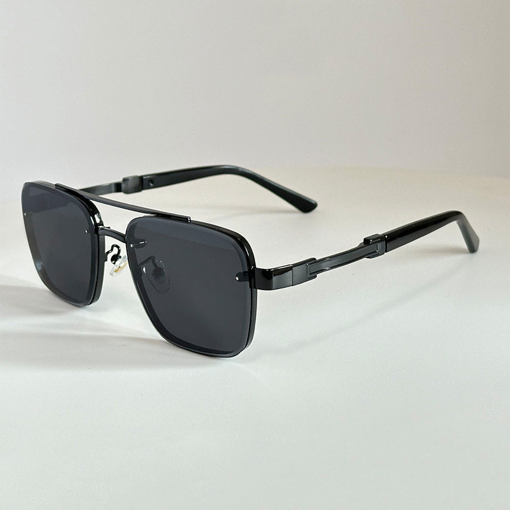 Milan Aviator-Sonnenbrille mit eckigen Gläsern