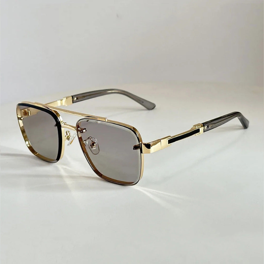 Milan Aviator-Sonnenbrille mit eckigen Gläsern