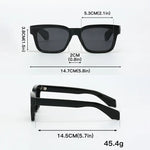 Verdano Crystal Frame Polarized Sunglasses