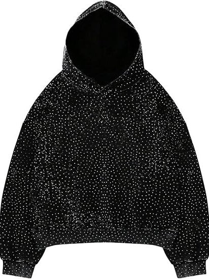 ✨ Damen Glitzer Langarm Hoodies