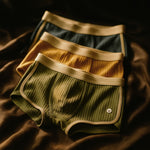 Men's Organic Cotton Boxer Briefs – Ribbed Comfort 3 Pack