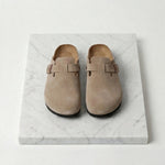 Owen | Suede Clogs with Adjustable Buckle Comfort Loafers